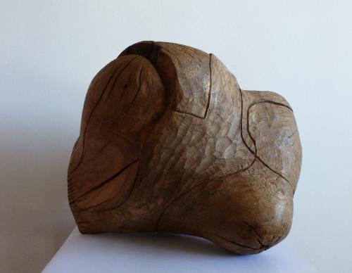 2017 - Matrice | Matériaux : Bois de Chêne | Techniques : Taille directe | Dimensions : 30 x 40 x 33 cm | Poids : 12 kg | A VENDRE : Le prix que vous voulez