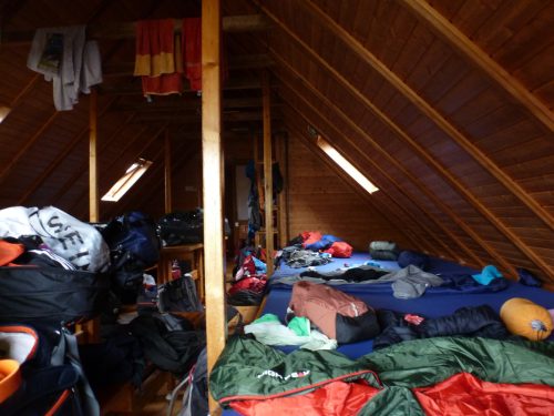 Le bordel habituel au refuge